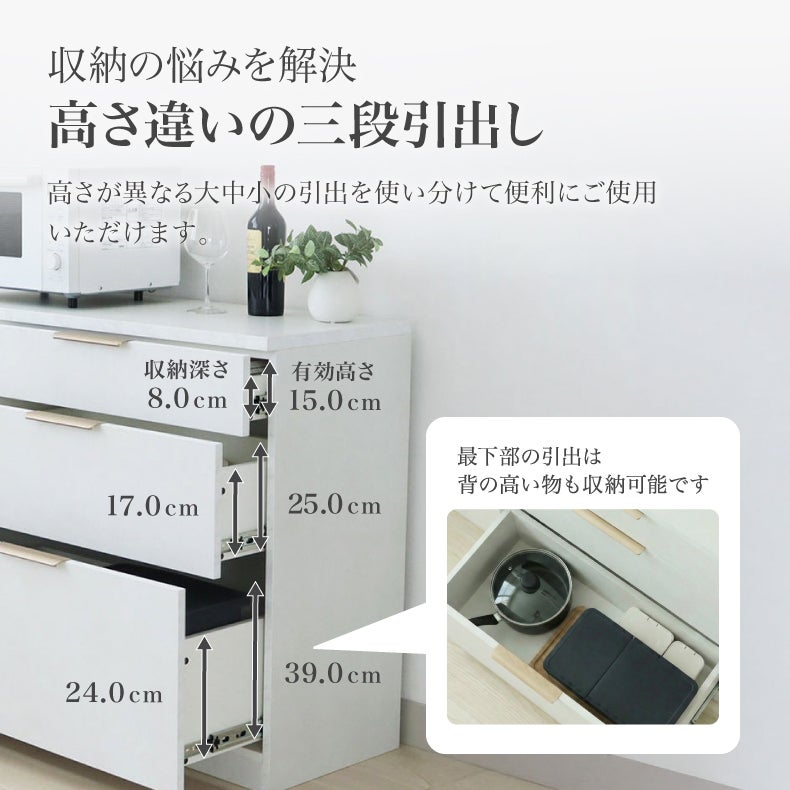 カウンター・キッチン収納 | メラミンキッチンカウンター アラスコダストタイプ