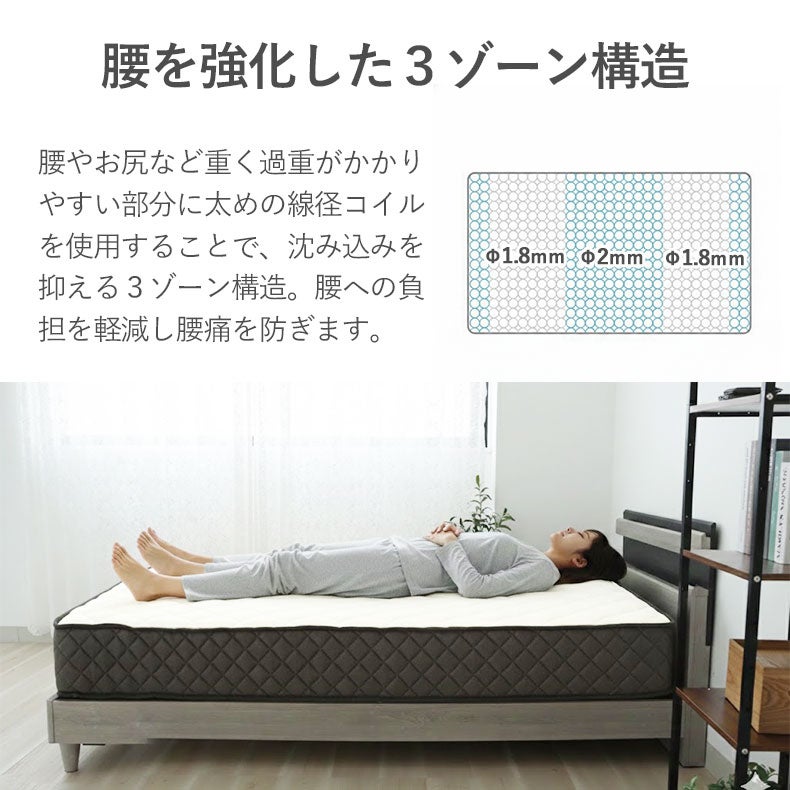 マットレス | ポケットコイルマットレス パフィーナ P10-R(両面仕様)