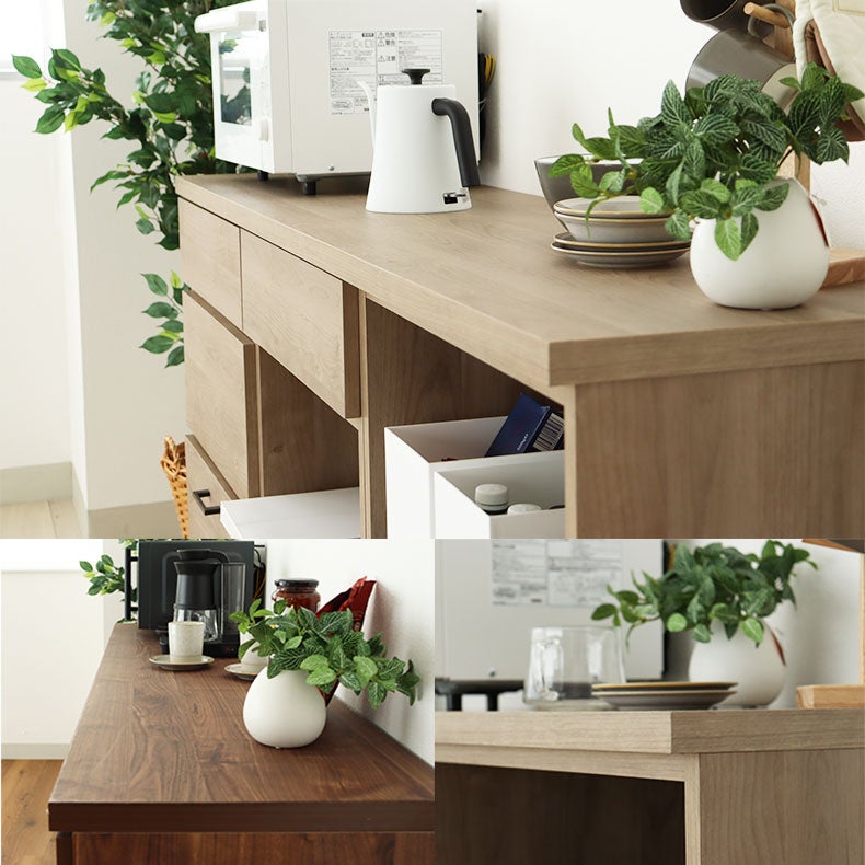 食器棚 | 120cmキッチンカウンター天板 ピック