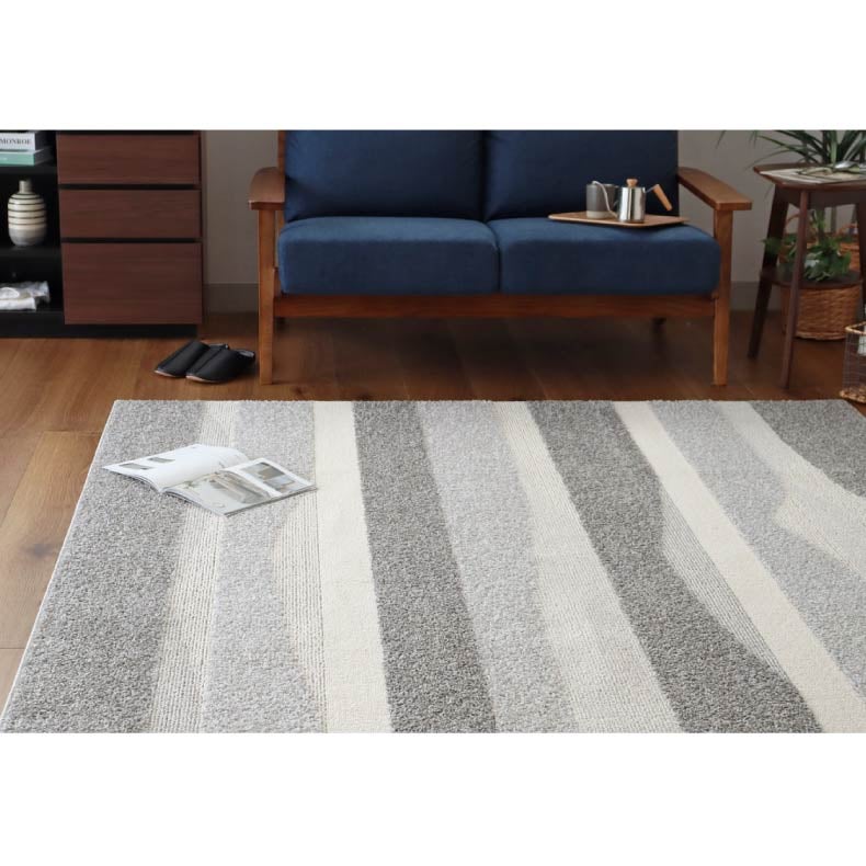 柄物・デザインラグ | 冷感タフトラグ ミント