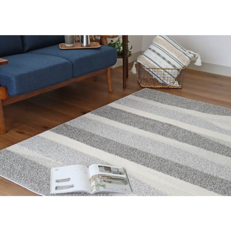 柄物・デザインラグ | 冷感タフトラグ ミント