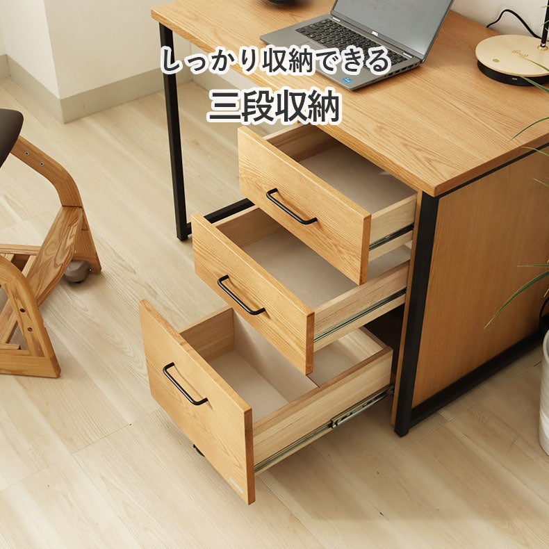 幅100cm 学習デスク ワゴンセット ビースト2