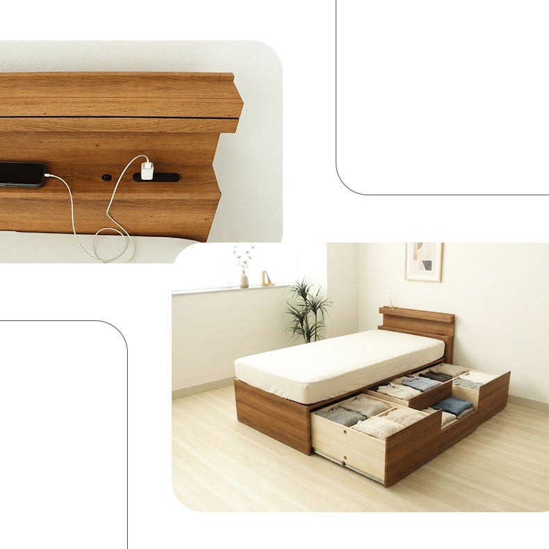 ベッドフレーム | チェストベッドフレーム フローレス