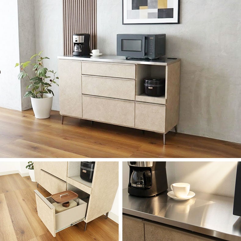 カウンター・キッチン収納 | 幅140cm カウンター リファ