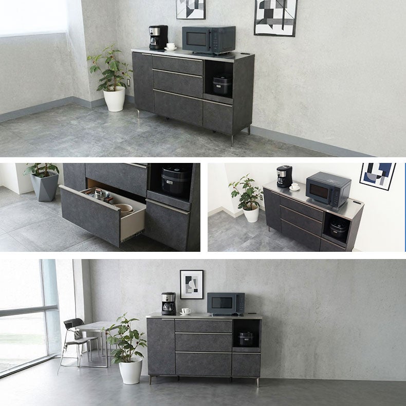 カウンター・キッチン収納 | 幅140cm カウンター リファ