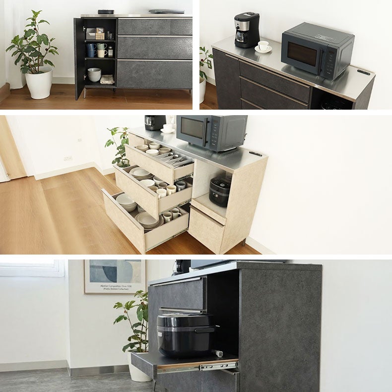 カウンター・キッチン収納 | 幅140cm カウンター リファ