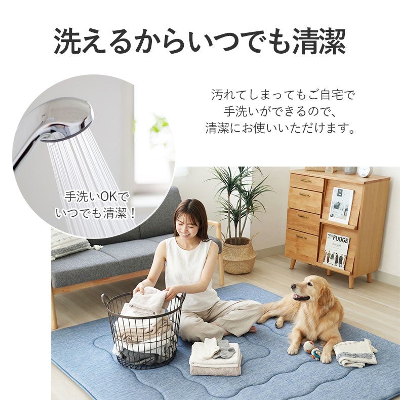 無地ラグ | 持続冷感ラグ マナクールアイススーパー