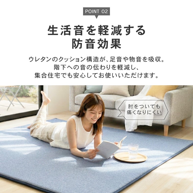 無地ラグ | 極厚冷感ラグ マナクールモダン
