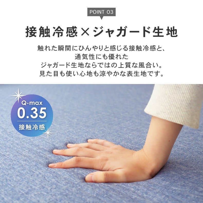 無地ラグ | 極厚冷感ラグ マナクールモダン