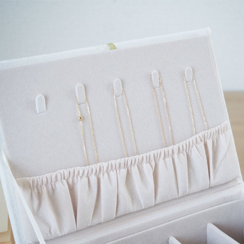 ミラー・コスメ収納 | アクセサリーケース ベルベッドリーフ