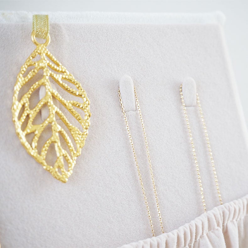 ミラー・コスメ収納 | アクセサリーケース ベルベッドリーフ