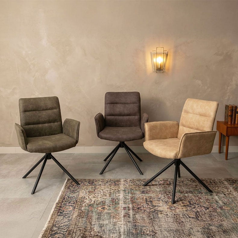 ダイニングチェア | 回転チェア2脚セット サニー