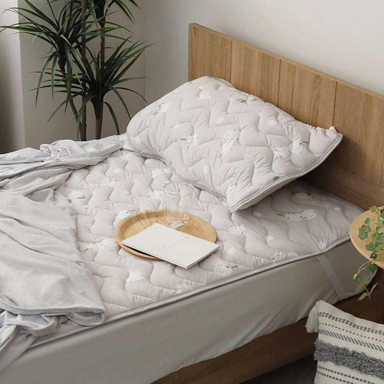 敷きパッド・ベッドパッド | S敷きパッド ナツノアニマル シマエナガ