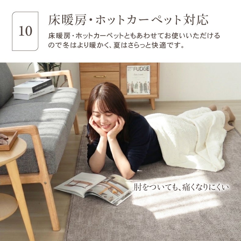 無地ラグ | はっ水ラグ NAGOMI