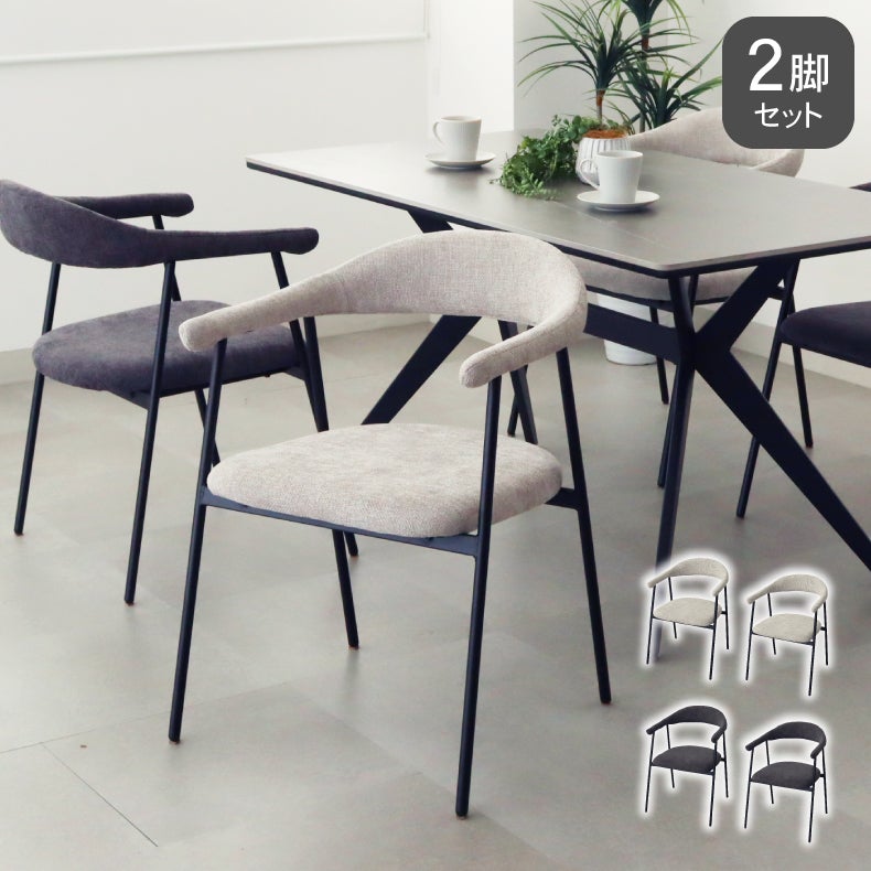 ダイニングチェア | ダイニングチェア2脚セット クラッド