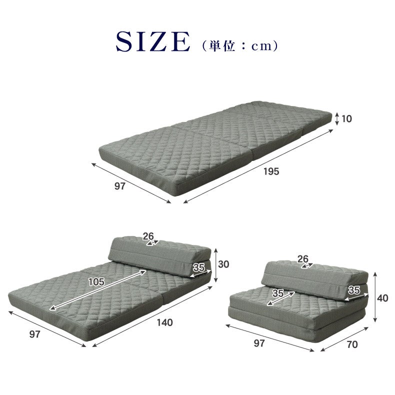 シングルサイズ 通気性のいい洗えるマットレス エアロハイブリッド