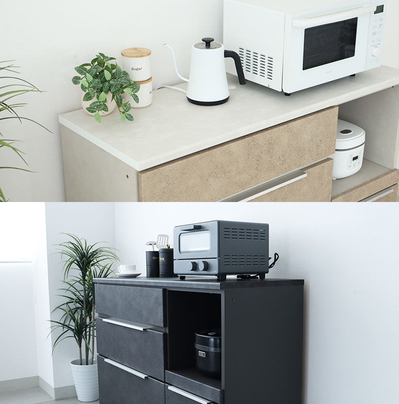 食器棚 | 幅120cmキッチンカウンター リリア