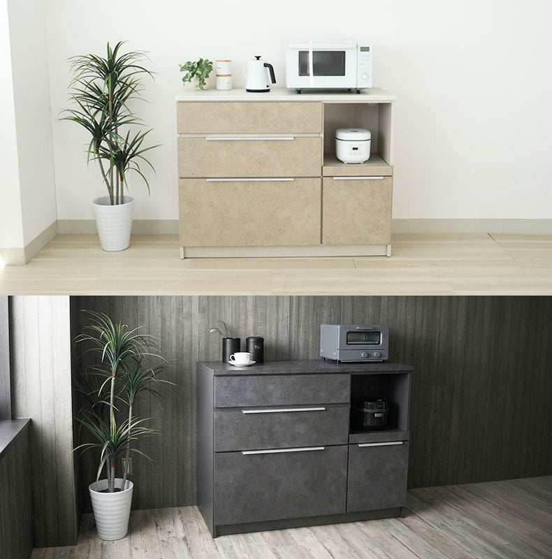 食器棚 | 幅120cmキッチンカウンター リリア