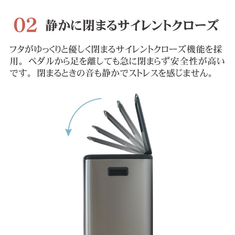 ゴミ箱・ダストボックス | ゴミ箱・ダストボックス｜60L ステンレス 分別ダストボックス レクト