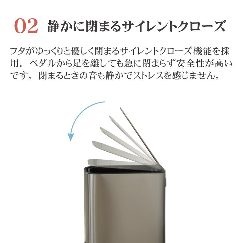 ゴミ箱・ダストボックス | ゴミ箱・ダストボックス｜12L ステンレス ダストボックス レクト