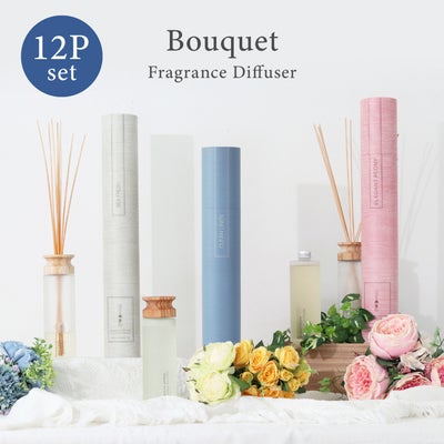 アロマディフューザー｜リードディフューザー12本セット ブーケ2のサムネイル