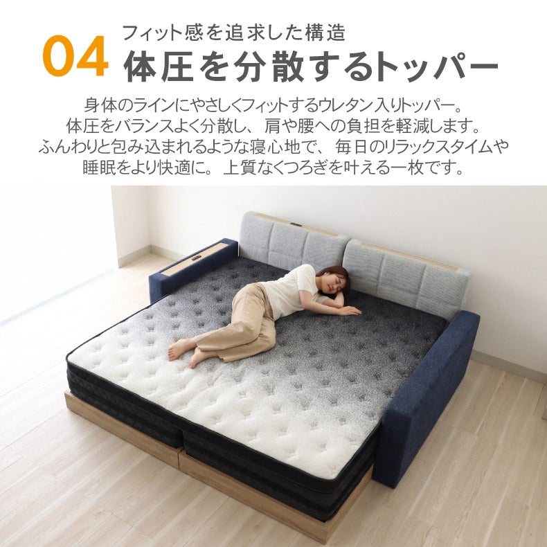 マットレス | マットレス｜ポケットコイルマットレス ハグモ　ポケットコイル 圧縮梱包 両面使用可能 高反発