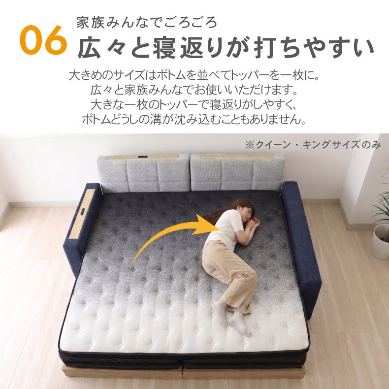 マットレス | マットレス｜ポケットコイルマットレス ハグモ　ポケットコイル 圧縮梱包 両面使用可能 高反発
