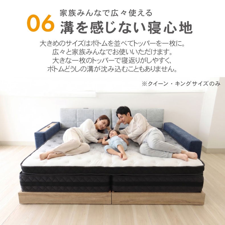 マットレス | マットレス｜ポケットコイルマットレス ハグモ　ポケットコイル 圧縮梱包 両面使用可能 高反発