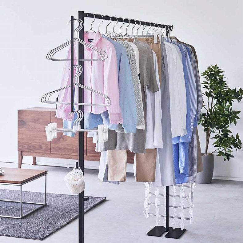 洗濯用品 | 折り畳み室内物干し タワー