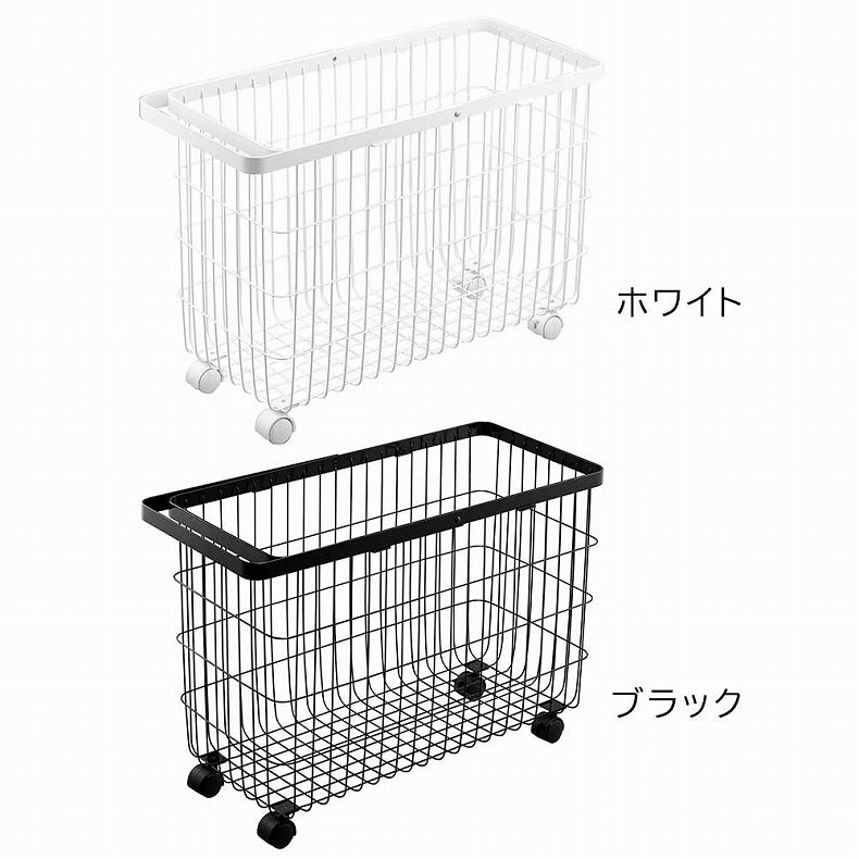 洗濯用品 | ランドリーバスケット キャスター付き タワー