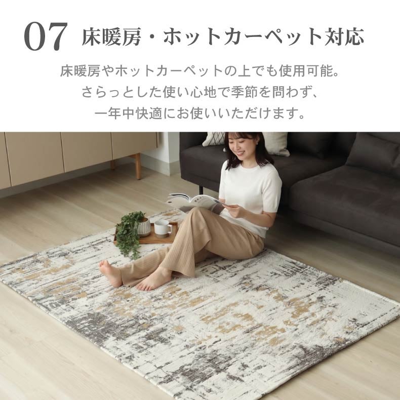 柄物・デザインラグ | シェニールラグ アクシス