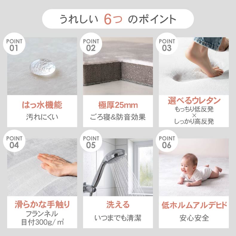 無地ラグ | ラグ はっ水ロジャー