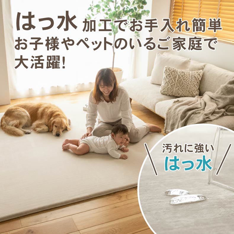 無地ラグ | ラグ はっ水ロジャー