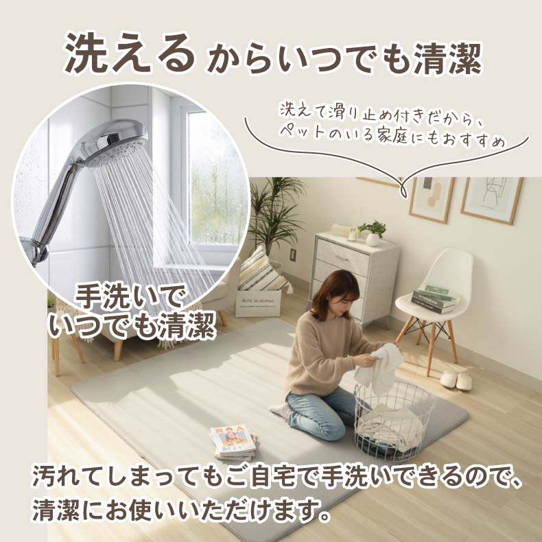 無地ラグ | ラグ はっ水ロジャー