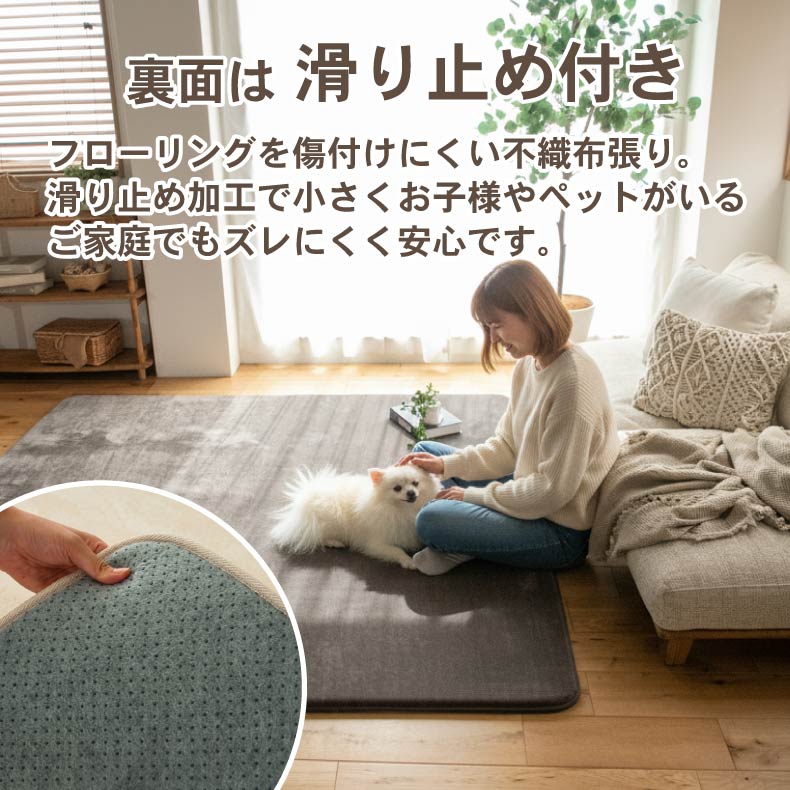 無地ラグ | ラグ はっ水ロジャー