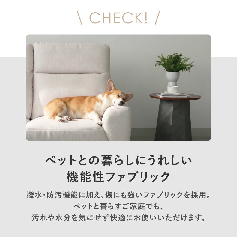 ２人掛けソファ | 2人掛け ファブリック ソファ クロノス