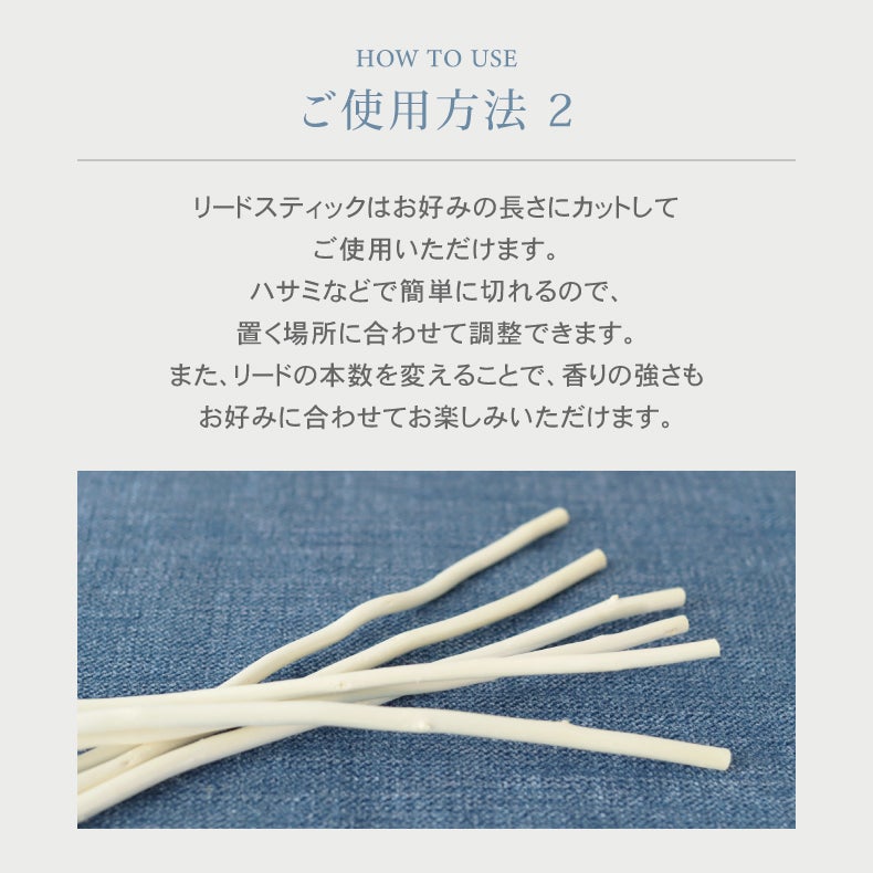 アロマディフューザー | リードディフューザー2本セット ブランチ